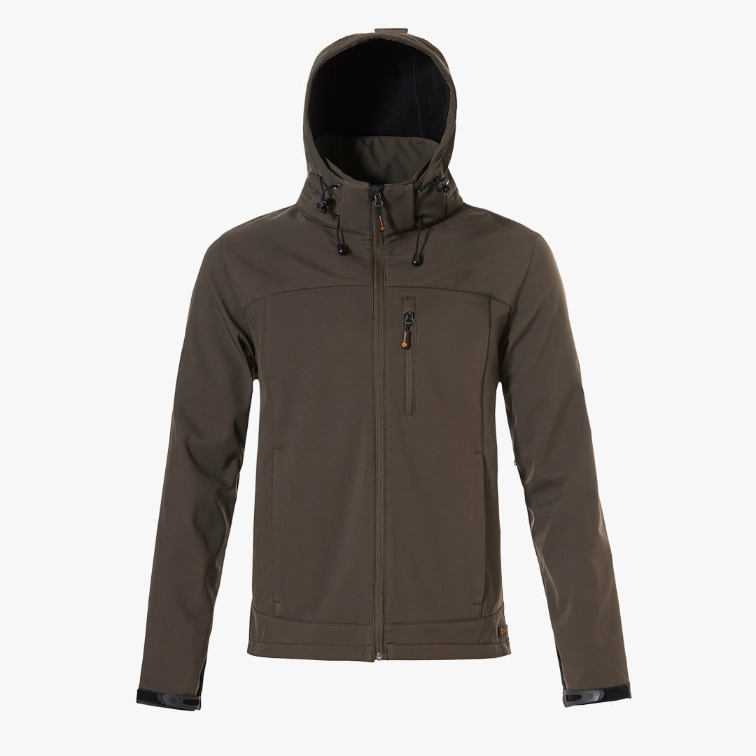 Tekenwerende softshell heren