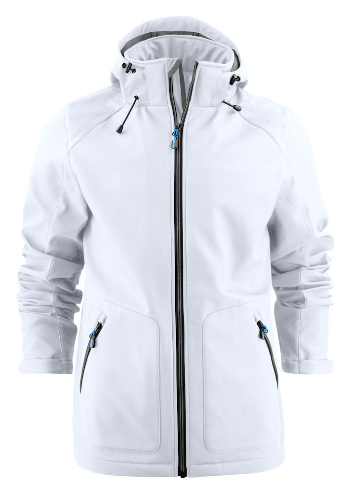 Karting softshell jas met kap