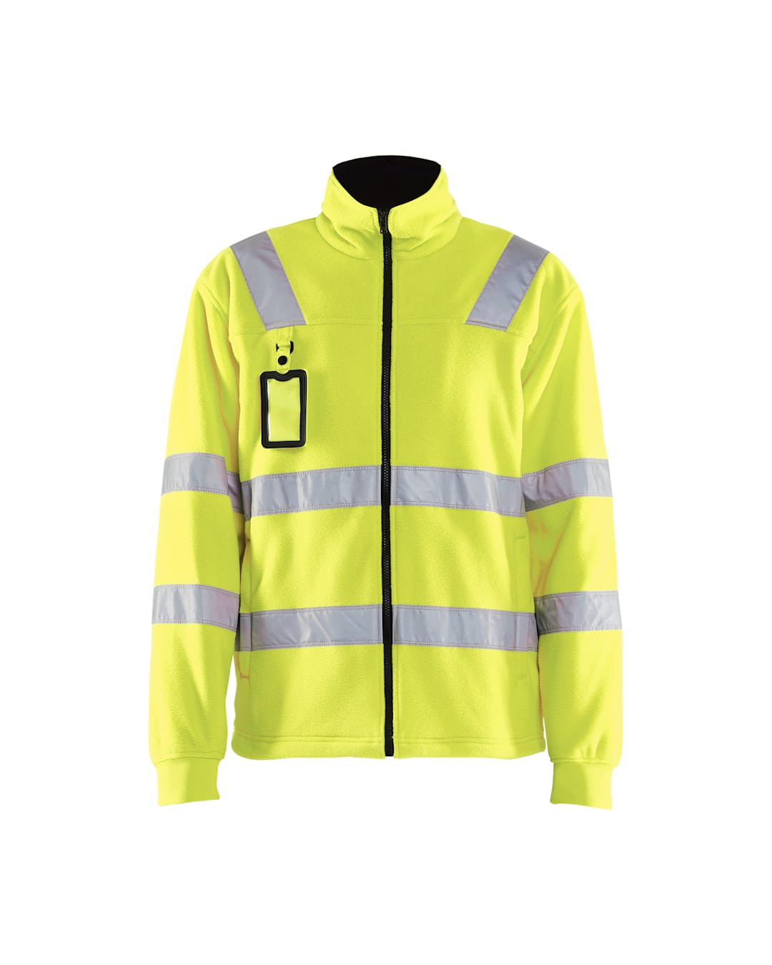 Fleece jas high-vis