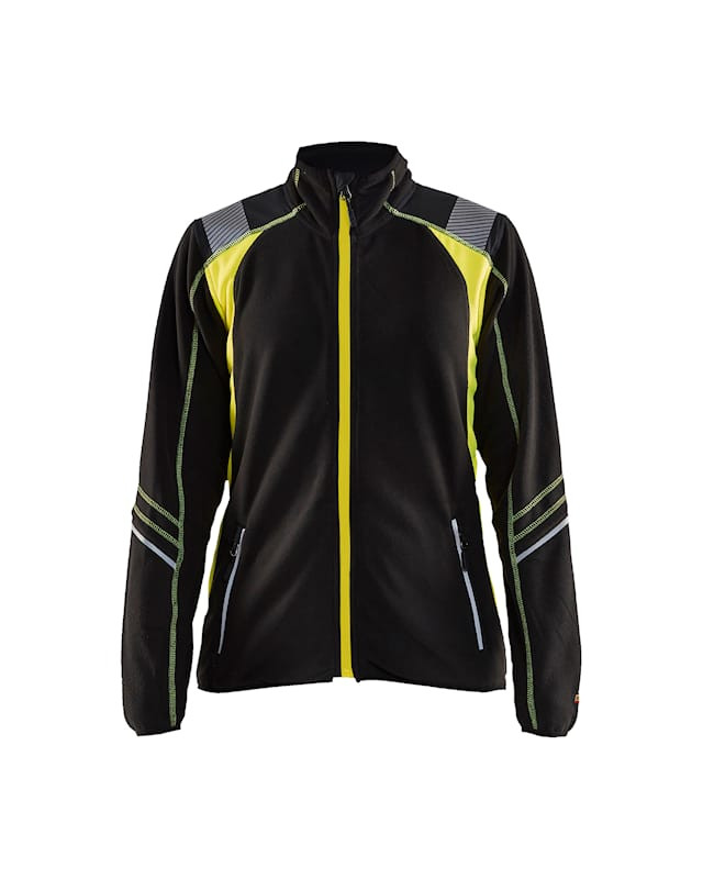 4973 Dames microfleecevest Visible