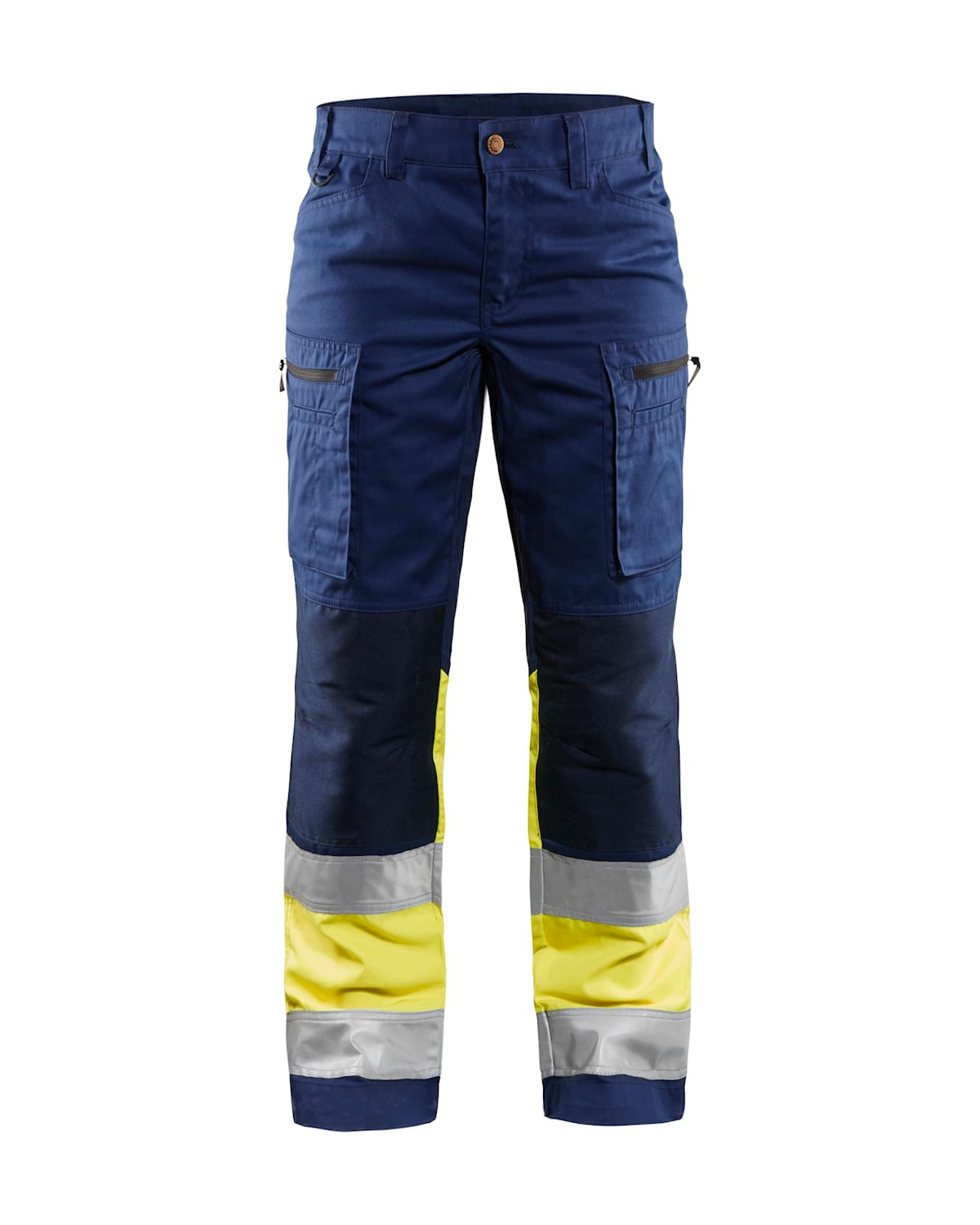 7161 Dames High Vis werkbroek met stretch