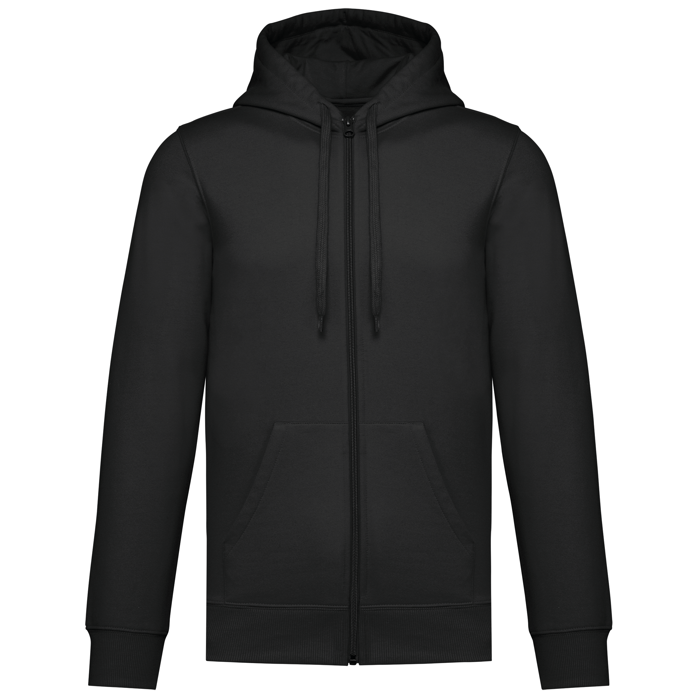 Sweater met rits en kap - K4042