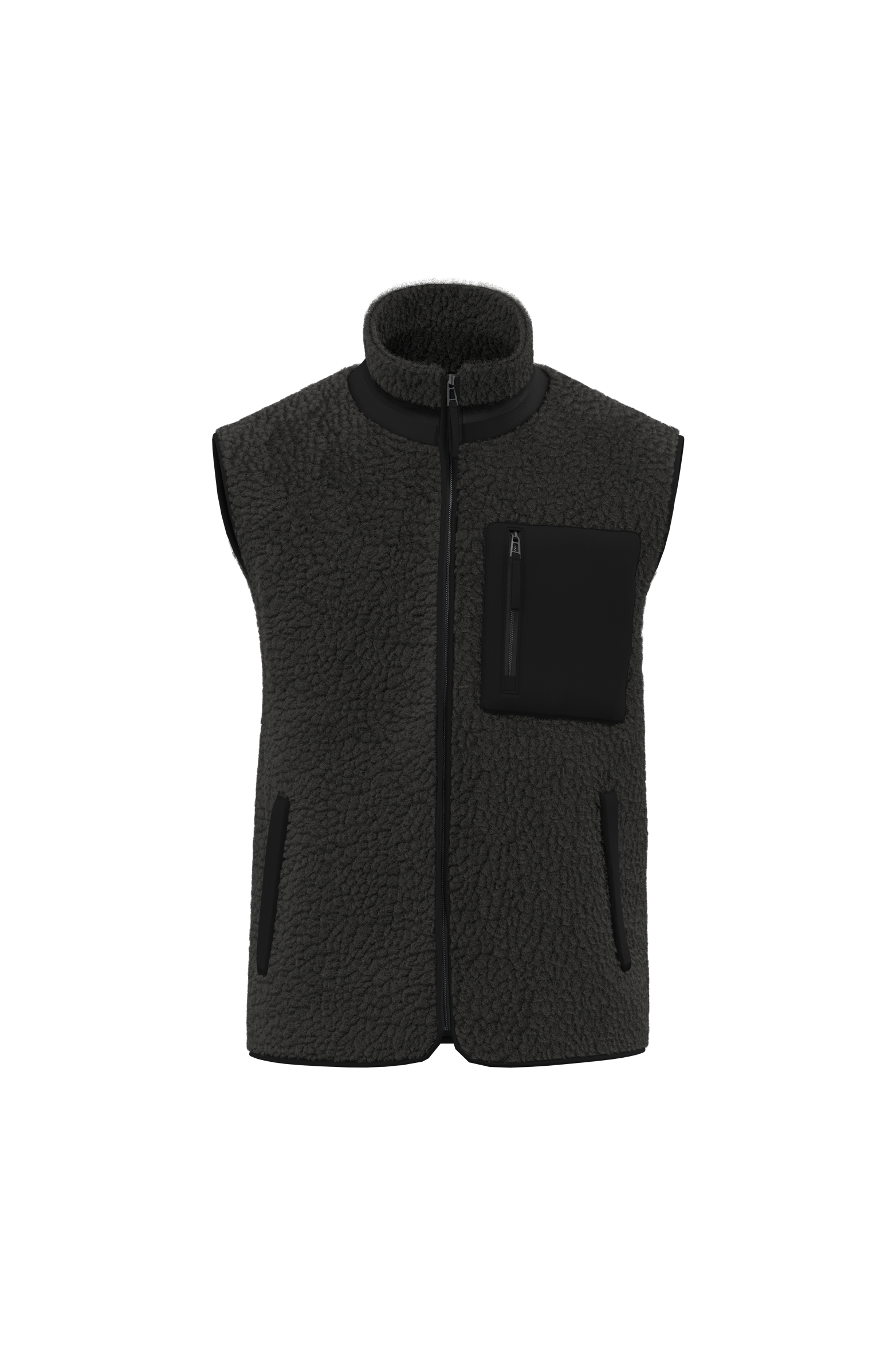 NS624 - Ecologische uniseks bodywarmer van sherpa